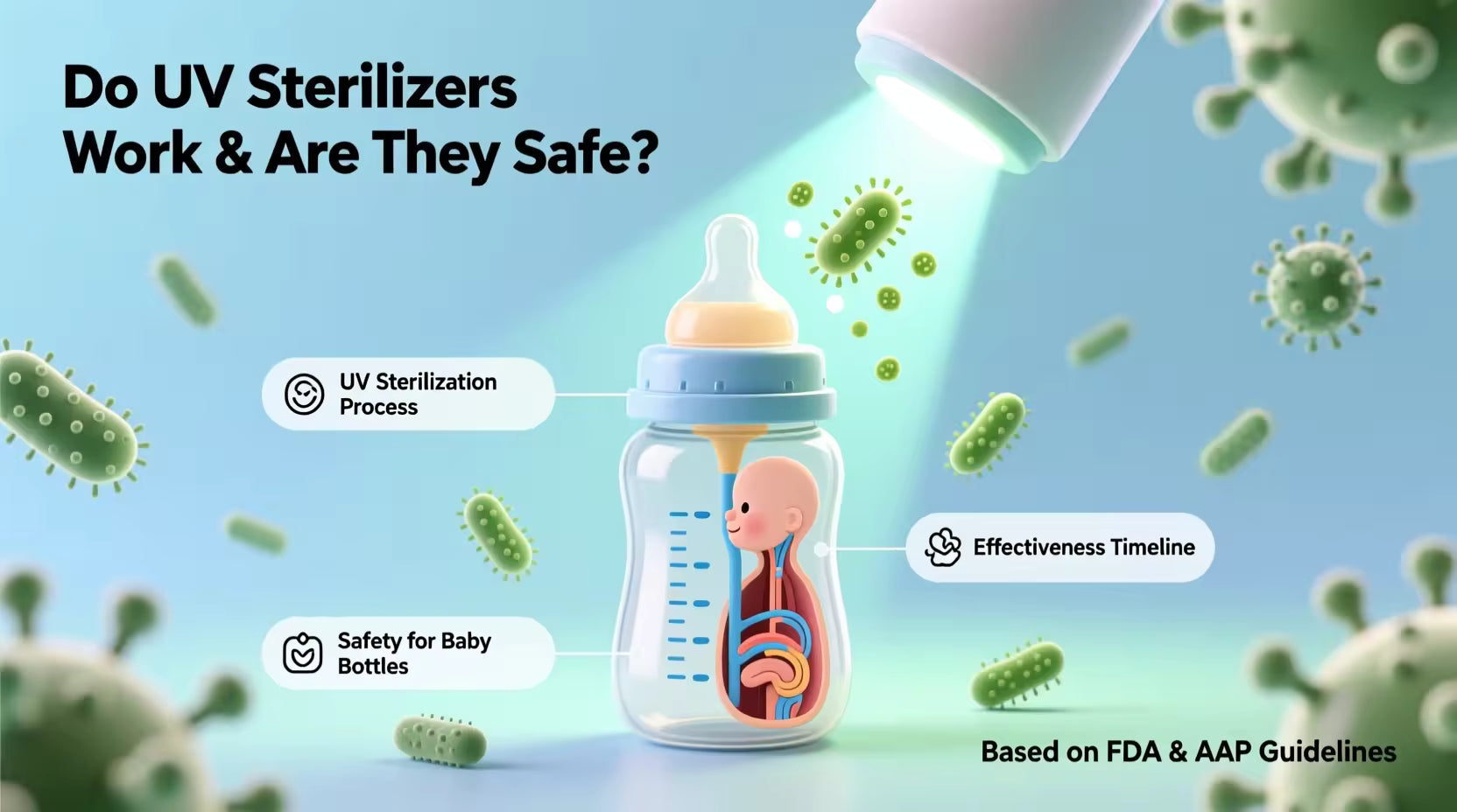 Baby Bottle Sterilization Explained: Is a UV Bottle Sterilizer Really More Convenient Than Steam Sterilization?