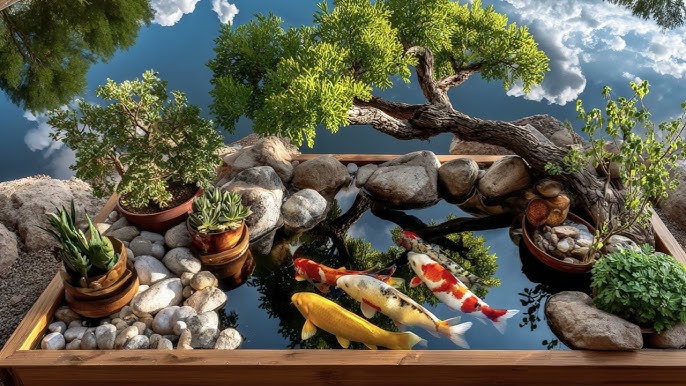 Koi Pond Design Inspirations: Japanese Garden Serenity vs. Modern Minimalist Elegance