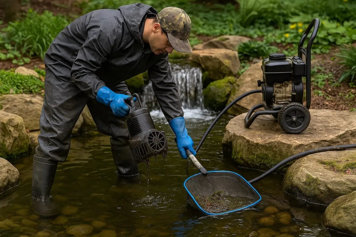 Minimalist Pond Maintenance: How Automatic Waste Removal Systems Can Reduce 80% of Manual Labor