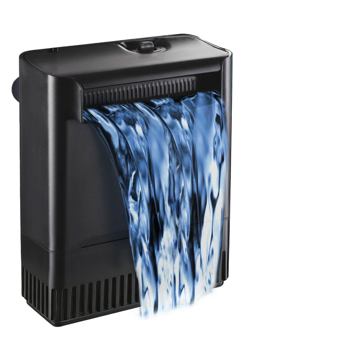290GPH Turtle Tank Filter for 20-55 Gallon, Turtle Filter Low Water Level Available and Flow Adjustable, Turtle Water Filter for Shrimps Amphibians Turtle Tank Saltwater Freshwater Crystal Clear