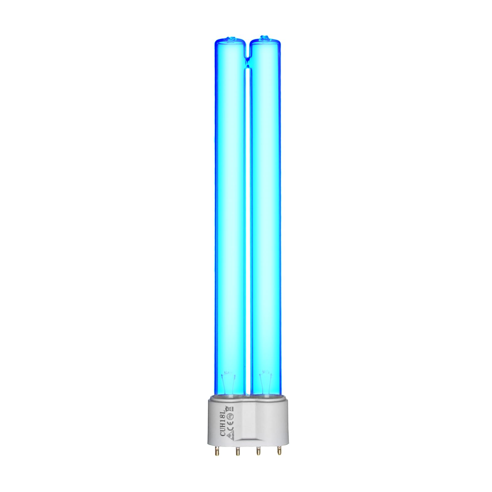 2 Pack 18 Watts UV Light Bulb Replacement UV Light for Pond Clarifier for Outdoor Ponds 4-Pin Base