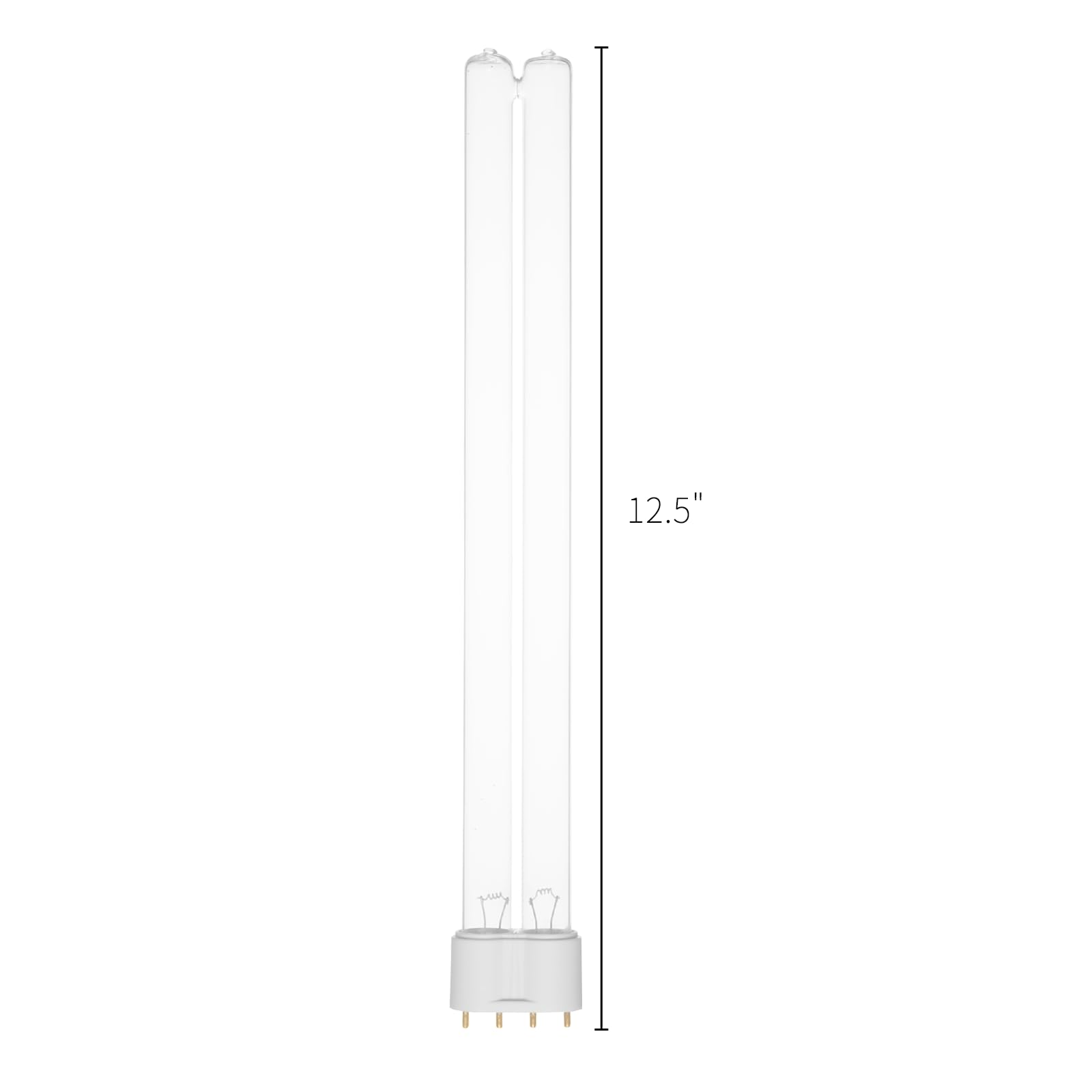 2 Pack 24 Watts UV Ultraviolet Light Bulb 12.5 2G11 Base, Replacement UV Bulb for Pond and Aquarium, uv air Purifier