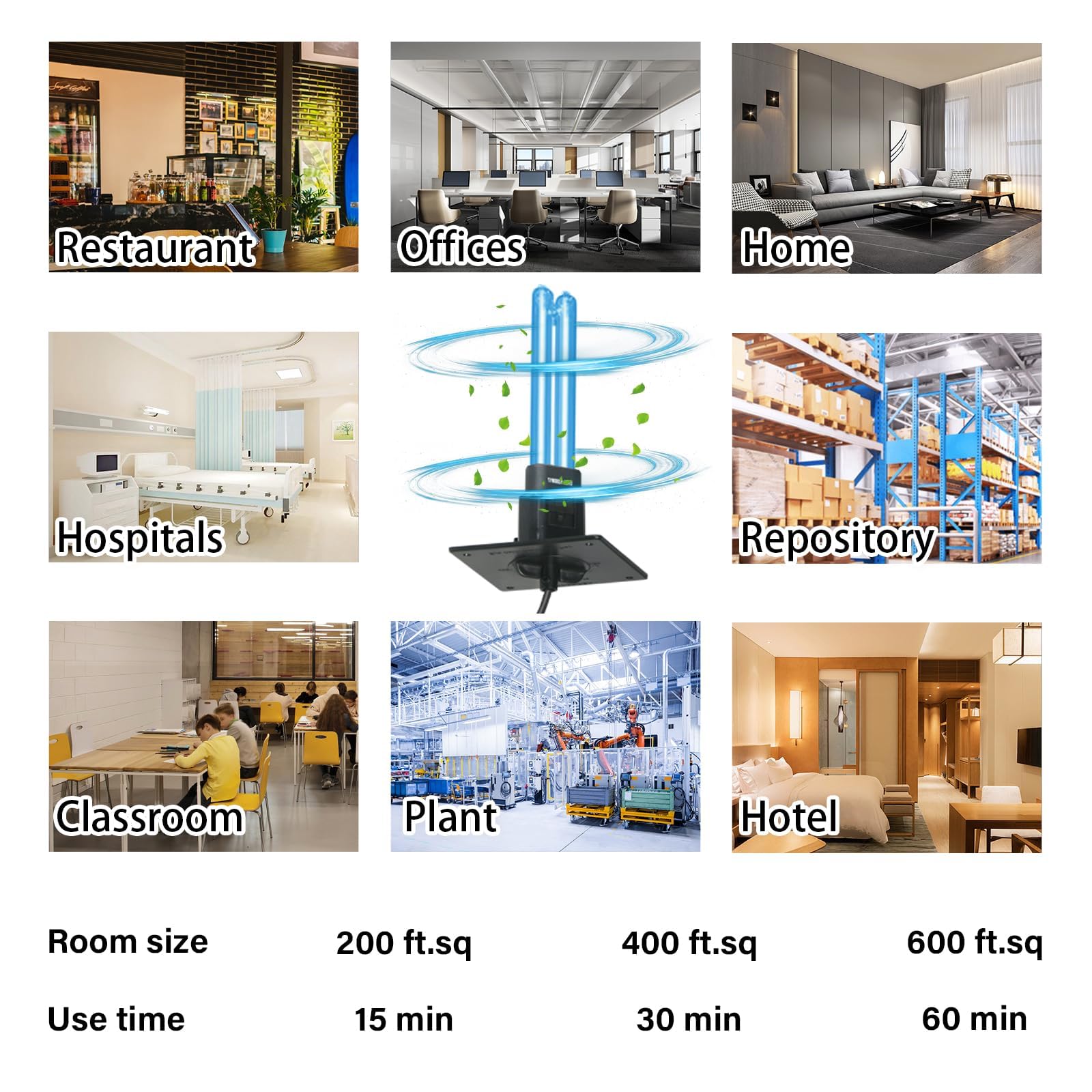 HVAC Lamp in Duct Air Cleaning for House AC Duct with 253.7nm wavelength (32W-1Pack)