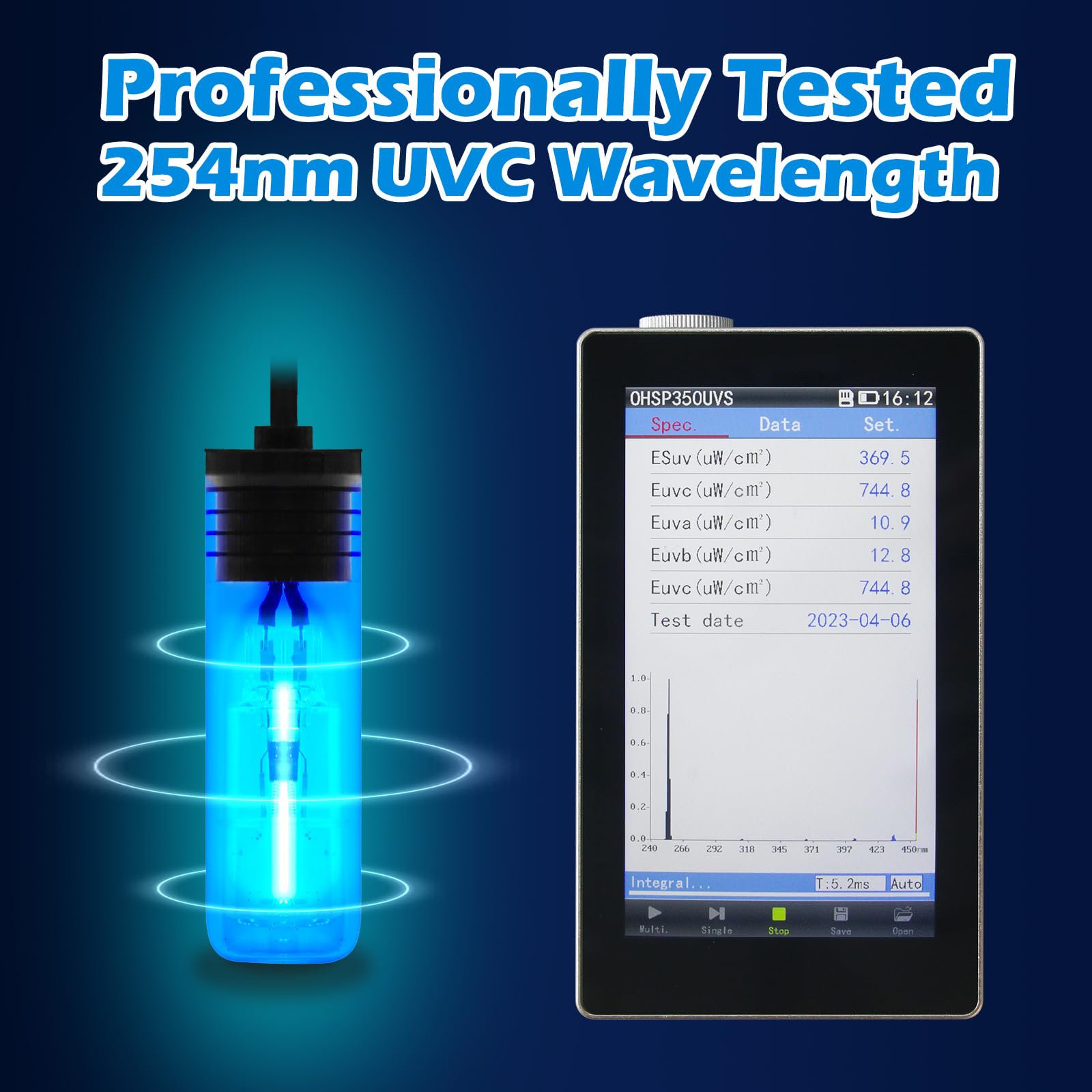TARARIUM Aquarium Lamp 3W Mini Fish Tank Clean Green Light Submersible Use in Filter Area for 10-45 Gallon Fish Tank Pond Cloudy Water Clean and Clear