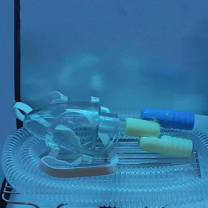 UVC Sanitizer bag box Ozone Free with Timer Portable Large Cleaner Bag with USB Port, UV Light Blue Tote for Mask Cell Phone Baby Bottle Key Towel