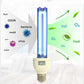 2-PACK Quartz UVC with Ozone 110V 25W E26 UV Portable Germicidal CFL Lamp Bulb for Kill Dust Mites, Covers up to 400sq.ft (CTUV-25)