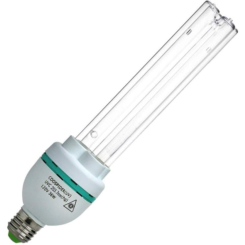 HVAC UV Light, 110 V 253.7 nm Wavelength UV Lamp for HVAC Duct Germicidal F - 3