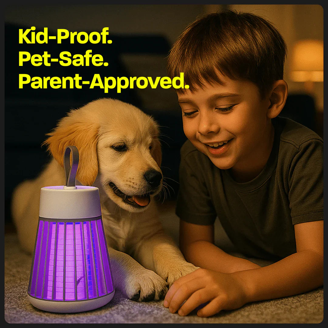 Pet-Safe Pest Control: Is Your Mosquito Killer Lamp Dangerous for a Curious Golden Retriever?