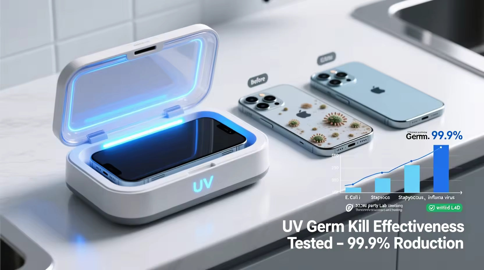 Stop Disinfecting Just Your Phone: Why UV Light Cleans Hidden Home Germ Zones 10× Better Than a Cleaning Cloth
