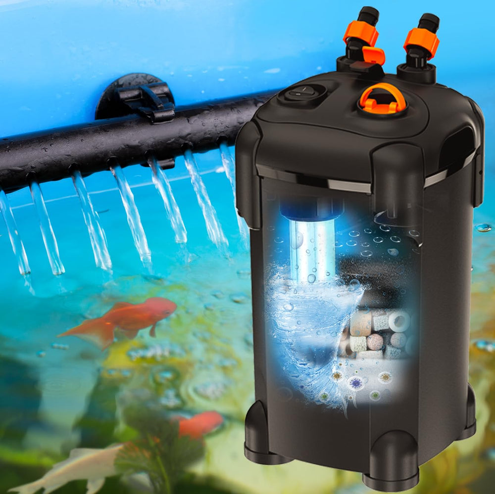 Gallon Aquarium Filtration System With Clear Water