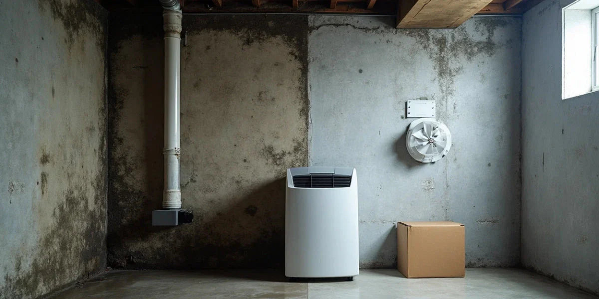 Basement Moisture and Mold Control Using UV Light to Suppress Mold Spore Growth in Damp Spaces