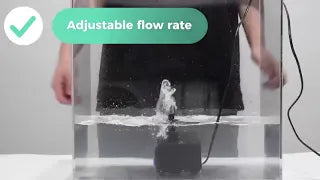 TARARIUM Submersible Pump 160GPH Small Fountain Water Pump 8W for Aquarium Fish Tank, Pond, Fountain