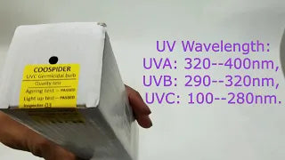 Best uvc light bulb U V C Bulb Light Lamp 110V 36W E26 Screw Socket Covers up to 600sq ft