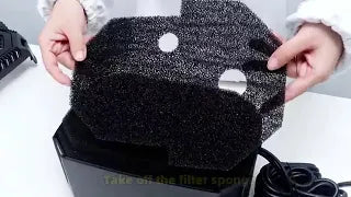 Pond Filter Fountain Kit with Powerful 18W UV Light for Koi Pond Algae Control, 660 GPH 42W High Per