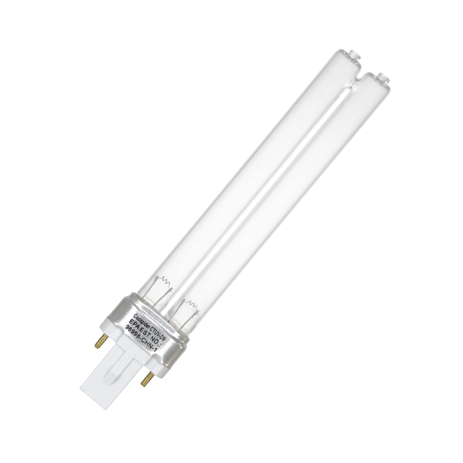 2-Pack Replacement bulb for Coospider HVAC UV-C lamp tube 110V 9W