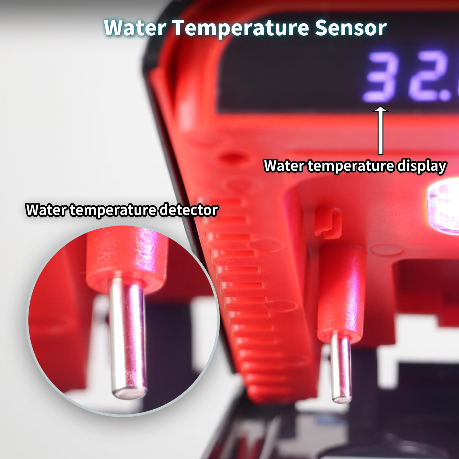 Betta Fish Tank, 5 Gallon Glass Aquarium, Small Fish Tank with Filter and 3 LED Plant Lights and Water Temperature Detection System, Betta Shrimp Guppy Jellyfish Starter kit self Cleaning Fish Tank