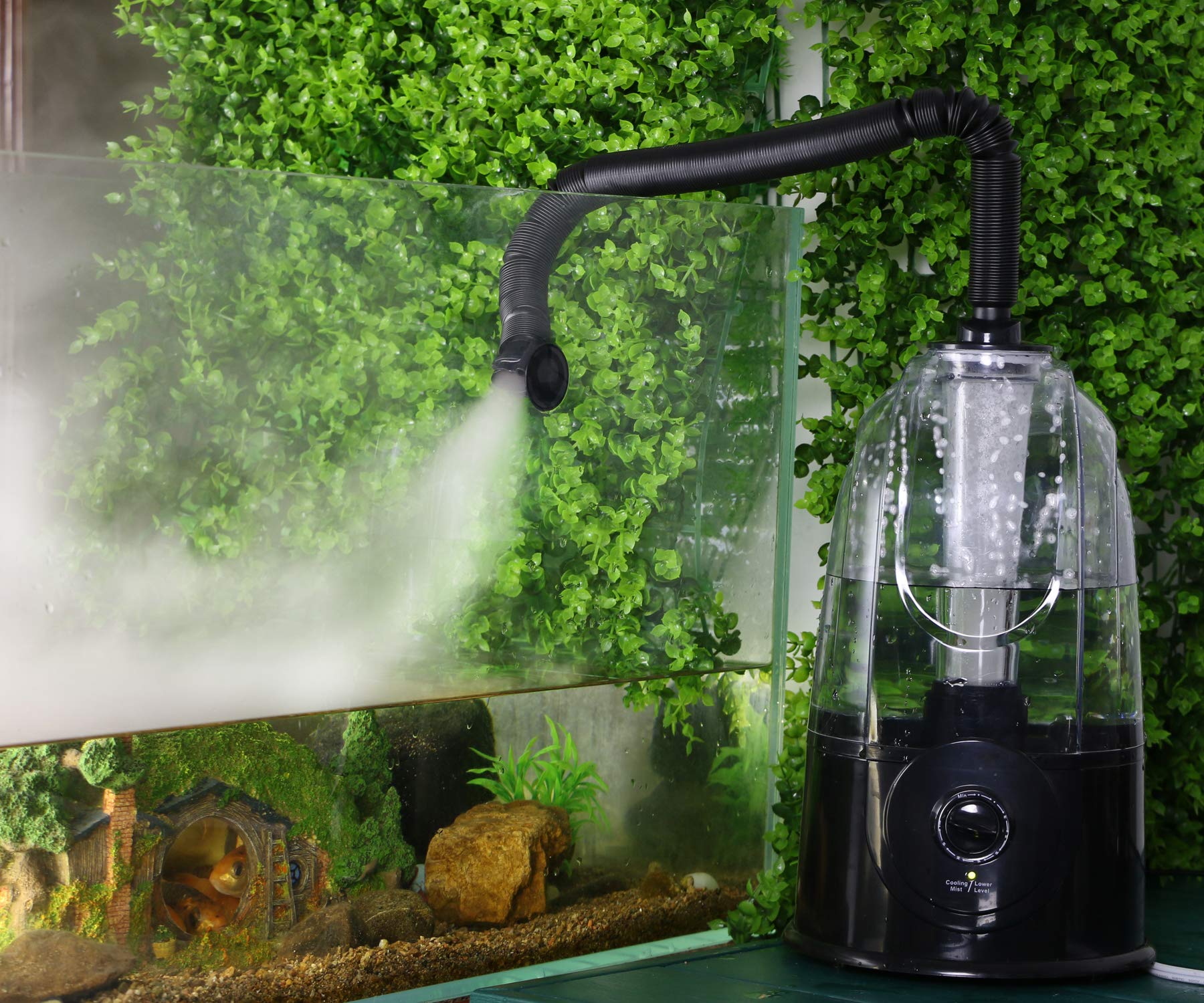 Coospider Reptile Fogger Terrariums Humidifier Fog Machine Mister - 3L