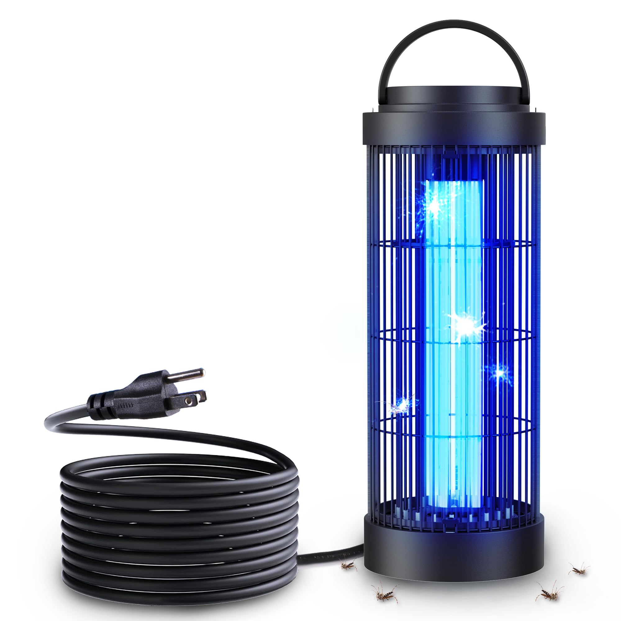 Large Bug Zapper Outdoor for 1200 sq.ft, Electronic Mosquito Zapper Fly Zapper for Outdoor and Indoor, Electric Bug Zapper for Farm Camping Garden Terrace Hotel, Powerful 36W Bulb & 13 Ft Cable