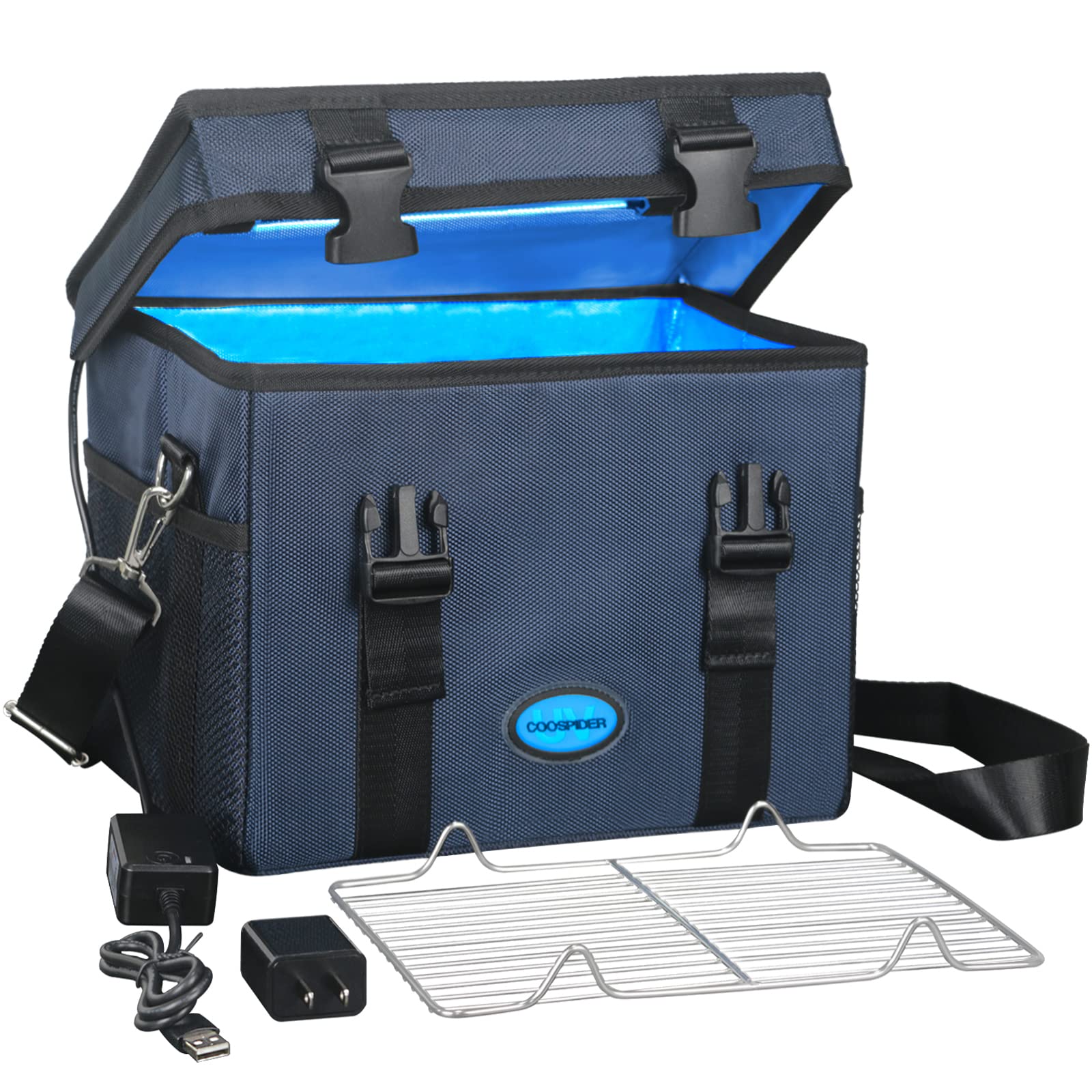 UVC with Ozone Sterile bag  box for Sterilizer Disinfection Germicidal WQuartz UVC Light 51530 Minutes Timer & USB 5V DC Input CTUV-T2