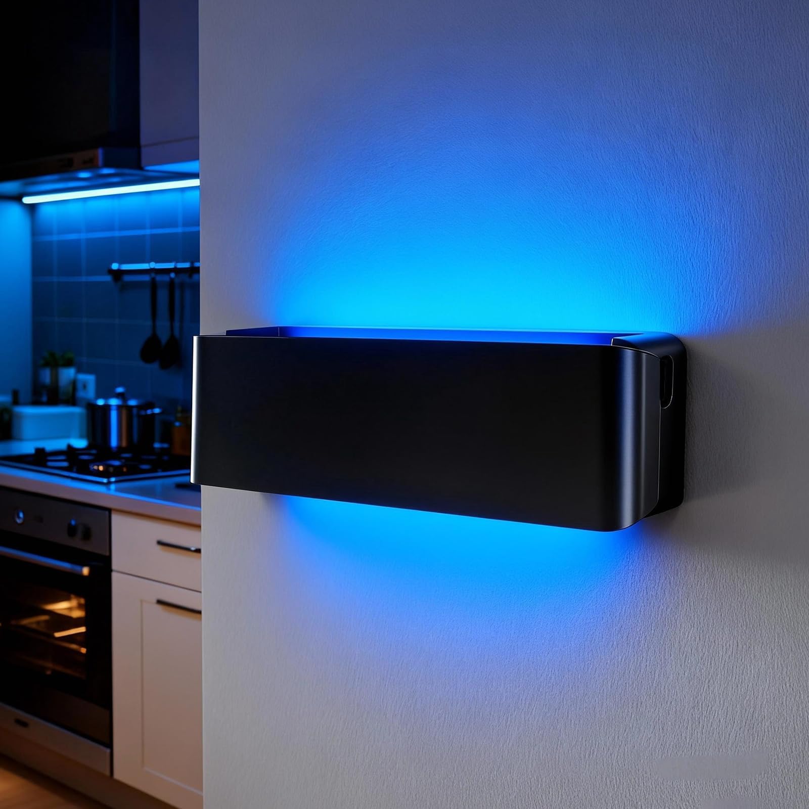 UV Fly Light Trap Indoor for Home Gnat Traps for House, Wall Sconce Fly Light Bug Catcher for Kitchen House & Restaurant Fruit Flies Garage & Warehouse