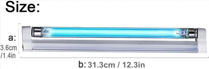 UVC Germicidal Lamp 110V 8W UV-C Bulb Light with 5ft Cord and Plug Cover up to 100 sq. ft. Room (Ozone-free) Coospider