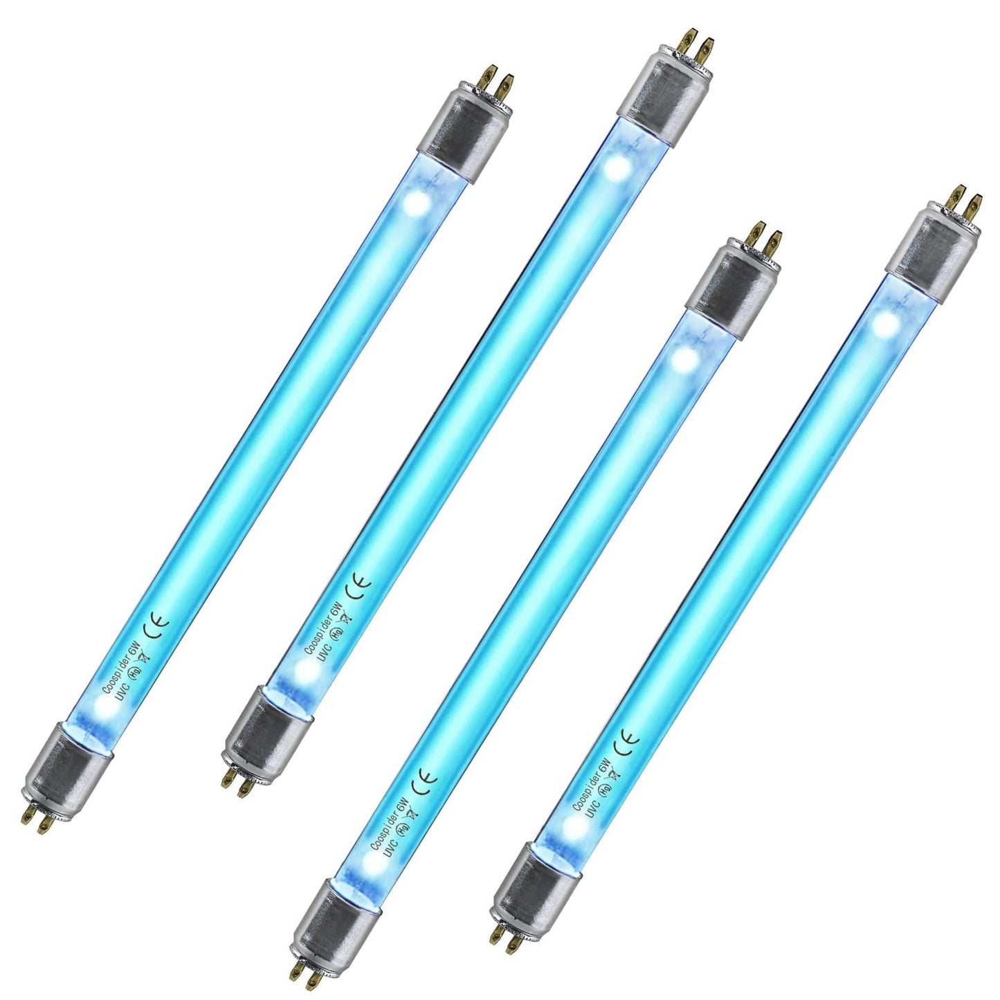 4-Pack *UV With Ozone T5 6W Bulb Replacement Light Straight Tube  (185nm)