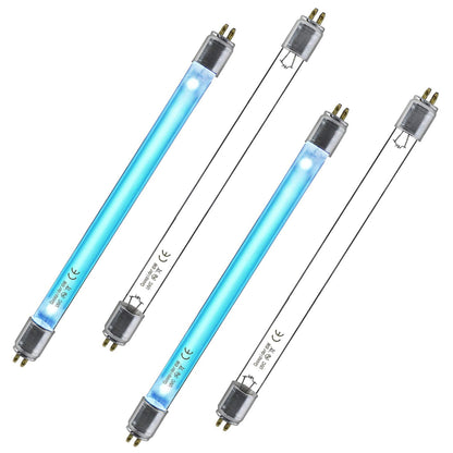 4-Pack*T5 6W UV Bulb Replacement Light Straight Tube  (253.7nm Ozone-free) Coospider