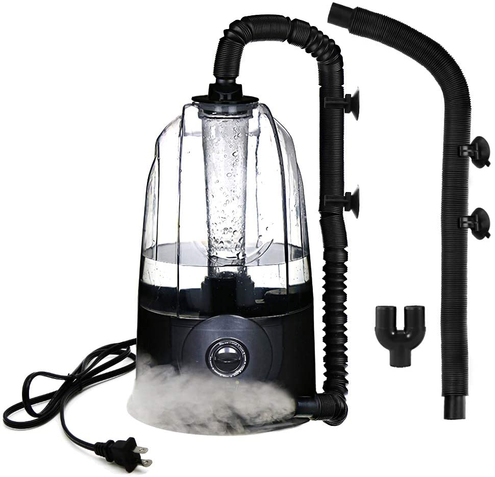 (Only for wholesale orders, the larger the order, the greater the discount) Coospider Reptile Fogger Terrariums Humidifier Fog Machine Mister- 3L Tank 380L/hr High Volume Fog- for Various Reptiles/Amphibians/Herps New version