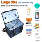 UVC Ozone-free Sanitizer Bag for Cleaner Disinfection Germicidal W/Quartz UVC Light 5/15/30 Mins Timer & USB 5V DC Input CTUV-T2