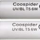 6 Watt Replacement Bulbs F6T5/BL Fluorescent Black Light G5 Base 9 inch Full Length (2 Pack)
