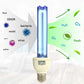 UV with Ozone Germicidal Light Bulb Timer Lamp Base E26 25W 110V, Covers up to 400sq.ft (CTUV-25)